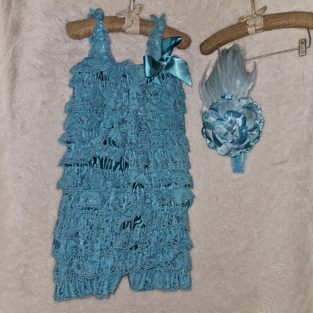 Lace Romper w/headband